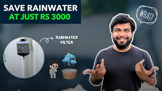 Save Rainwater In Just Rs. 3000 By Using This Machine | Anuj Ramatri - An EcoFreak