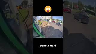 tram vs tram #trafficincidents