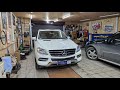 Mercedes-Benz ML w166 Замена линз на бидиодные лазерные линзы Aozoom BI-LED Laser gen5