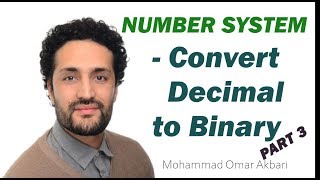 Part-3 Number System Convert Decimal to Binary in Dari / Farsi Omar Akbari