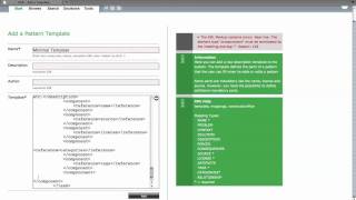 Early demo of the Open Pattern Repository