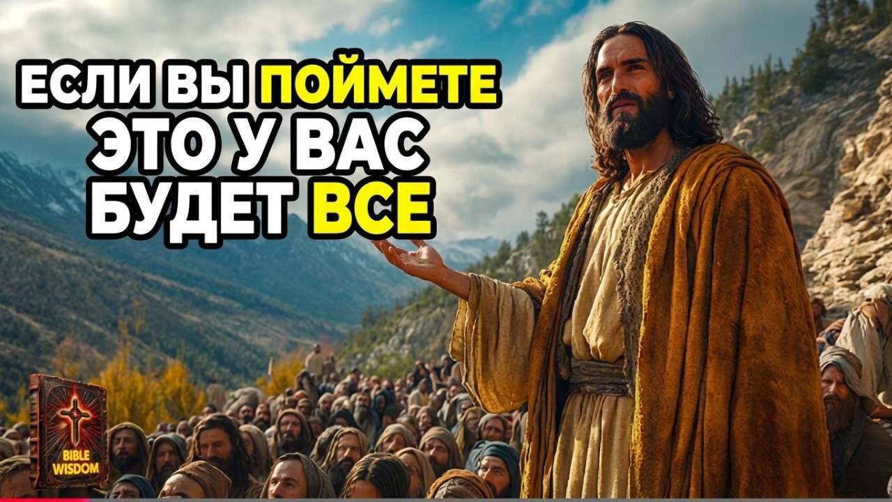 Главные уроки Нагорной проповеди — это должен увидеть каждый!