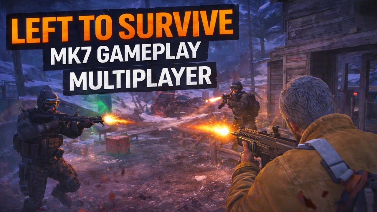 Left to Survive Multiplayer Gameplay 🔥 | Base Fight & Survival | MK7