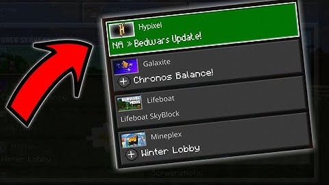 How to Play Hypixel on Bedrock Edition - Tutorial