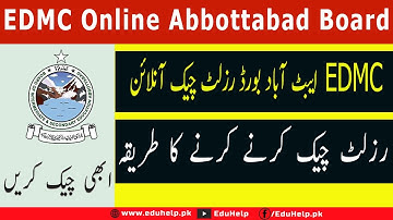 EDMC Online Abbottabad Board