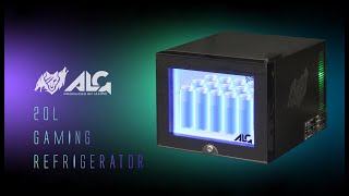 LED内蔵 ミニゲーミング冷蔵庫 20L ALG-GMMFL20L 完全動作品 LED内蔵ミニゲーミング冷蔵庫 20L ALLONE ALG-GMMFL20L｜の通販は