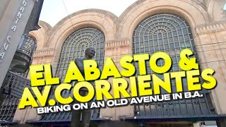 🔴 EL ABASTO Buenos Aires 4K Walking AV CORRIENTES Hasta Callao . Buenos Aires TRAVEL Argenina