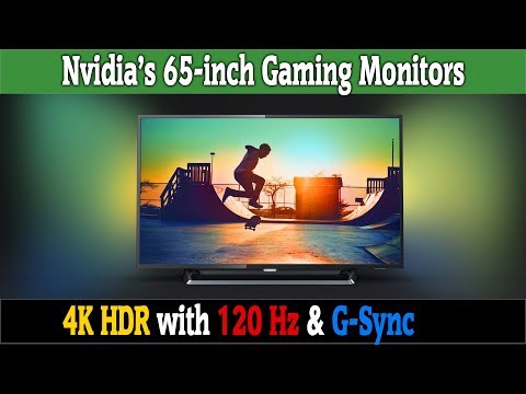 Video: Nvidia Onthult Grootformaat Gaming-displays: 65-inch 120Hz G-Sync 4K-monitoren