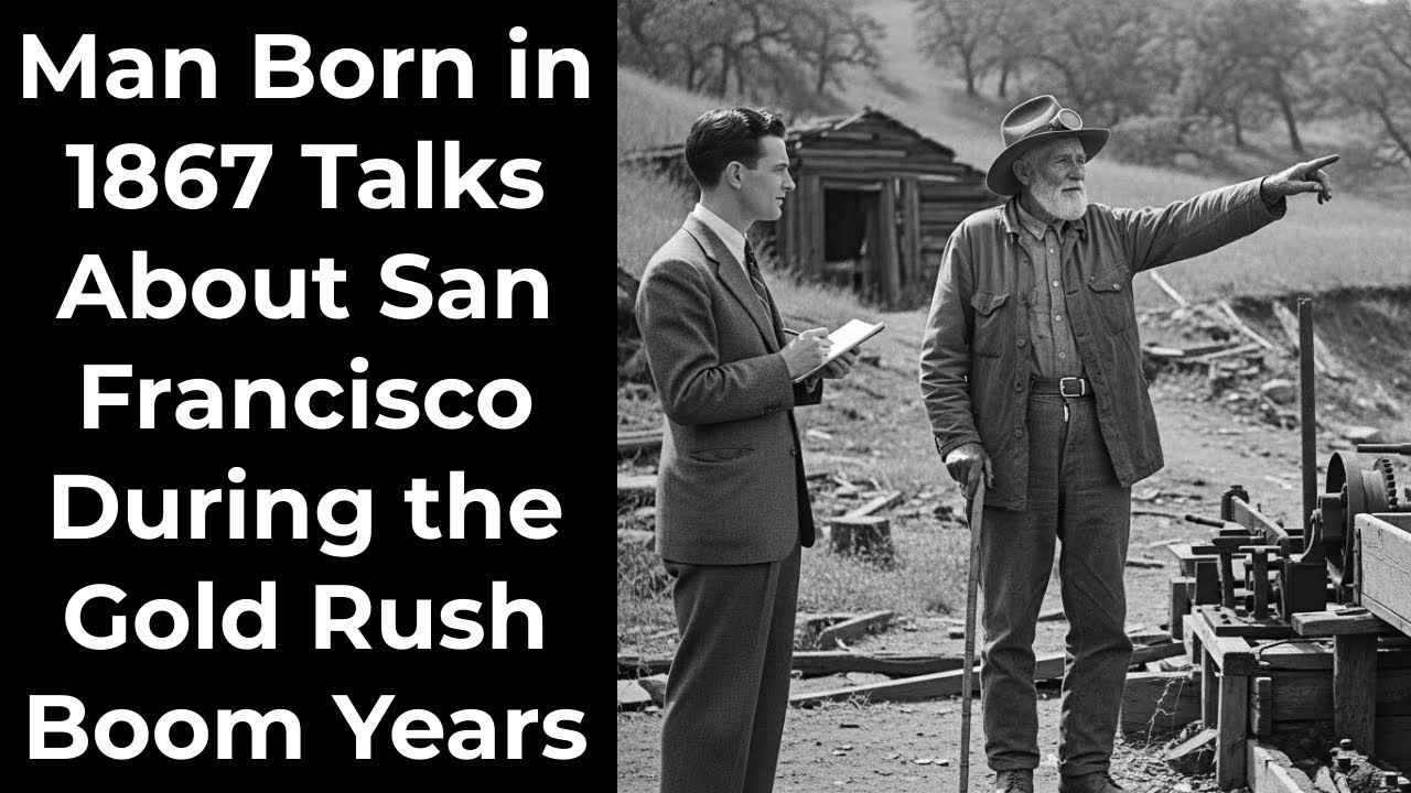 Мужчина, родившийся в 1867 году, рассказывает о Сан-Франциско в годы золотой лихорадки.