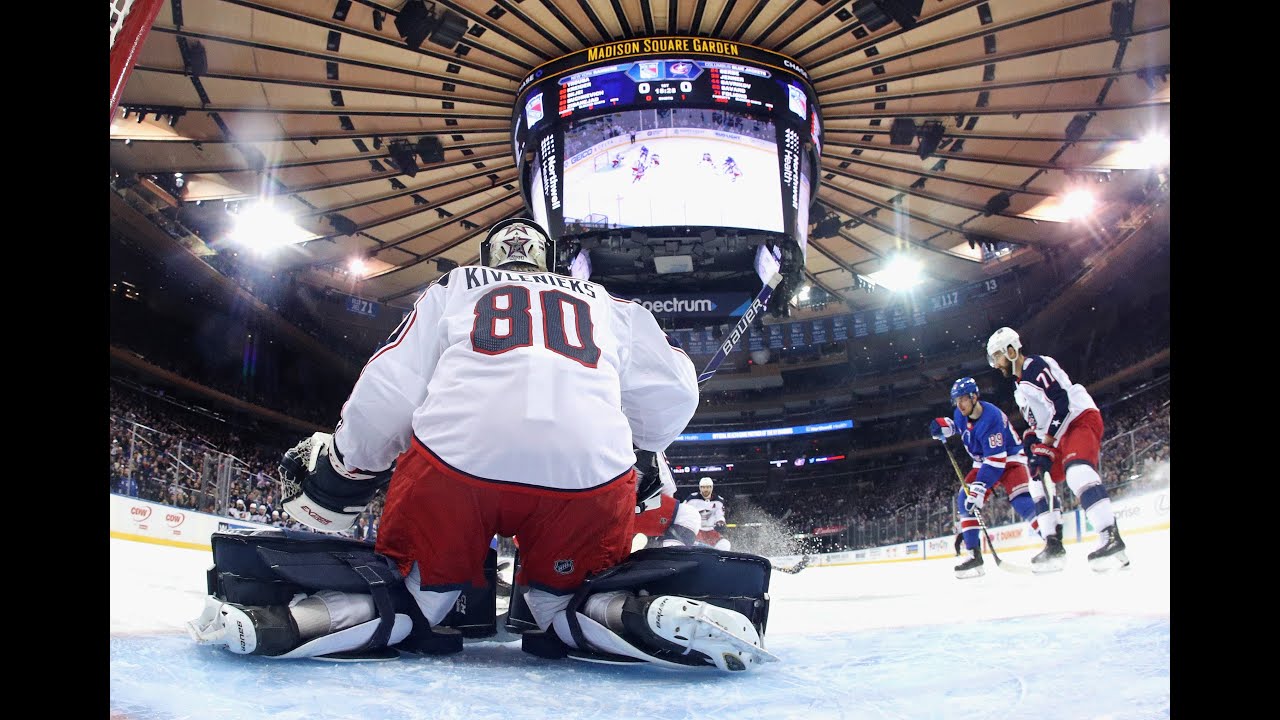 Late Blue Jackets goalie Matiss Kivlenieks receives touching tribute from  teammate