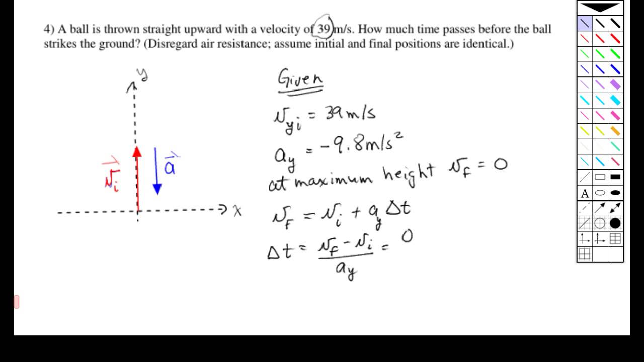 1D kinematics problem 4 - YouTube