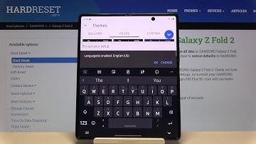 How to Change Keyboard Theme in Samsung Galaxy Z Fold 2 – Set Up Colorful Color