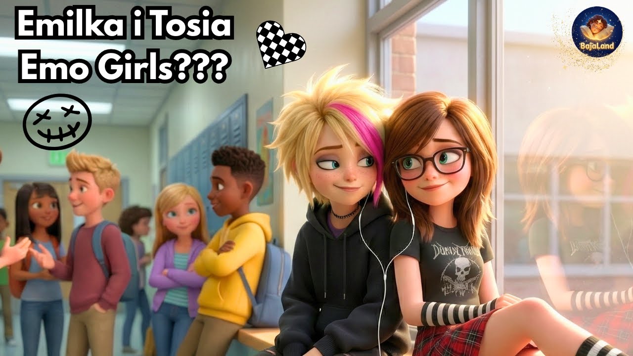 Tosia i Emilka🖤 - Przemiana w Emo Girls. Audiobook dla dzieci o tym że warto być sobą!