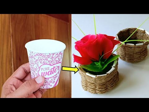 Paper Cup Crafts | How To Make Table Decor With Paper Cup | DIY Crafts ...