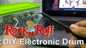 How to make a DIY Electronic Drum? Arduino not needed!!!