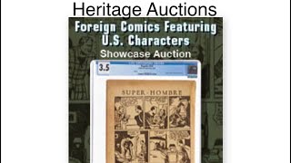 Heritage Auction International Foreign Comic Preview Part 1