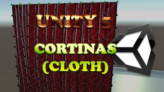 Unity 5 - Como fazer uma cortina/pano (Cloth)