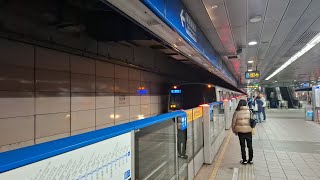 臺北捷運 C321型 153/154 駛入/駛離BL21昆陽站