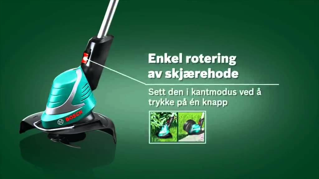 mistænksom Frastøde Med venlig hilsen Bosch batteridrevet gresstrimmer ART 23-18 LI: Fremragende kutteytelse,  komfortabel håndtering. - YouTube