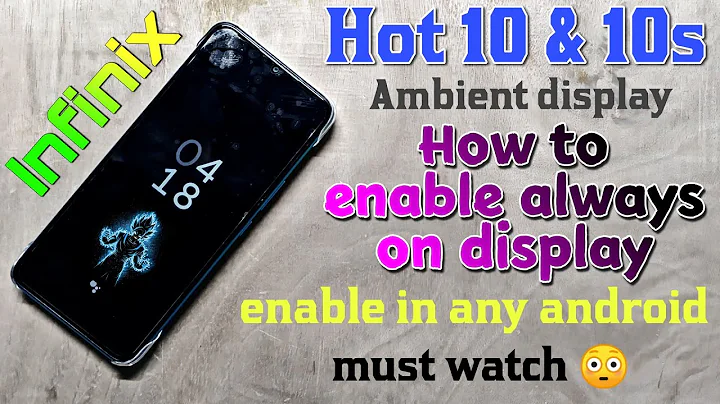 How to enable always on display in any android phone😳| infinix, realme, redmi, poco & more...