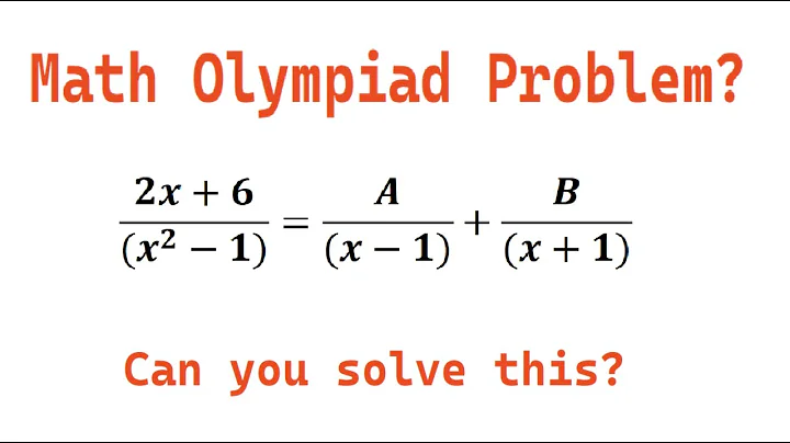 Quiz no 42 | Math Olympiad Problem | Nice Algebraic Problem |  Finding value of A and B