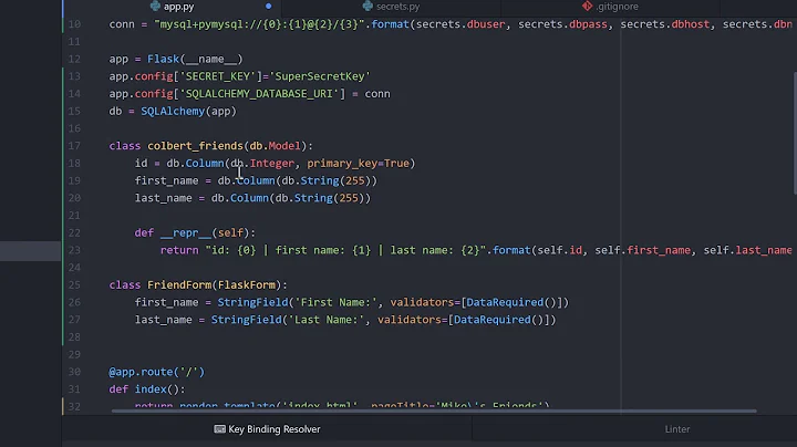 Read and Add to a MySQL database using SQLAlchemy