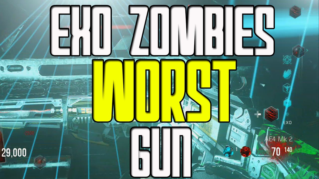 WORST GUN in "Exo Zombies" AE4 Upgarded (Advanced Warfare Exo Zombies