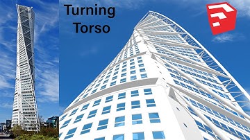 Turning Torso Modeling In SketchUp