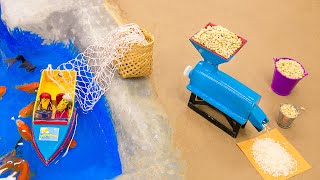 TOP creative science projects in August! Catch fishing new technology | diy flour mill machine