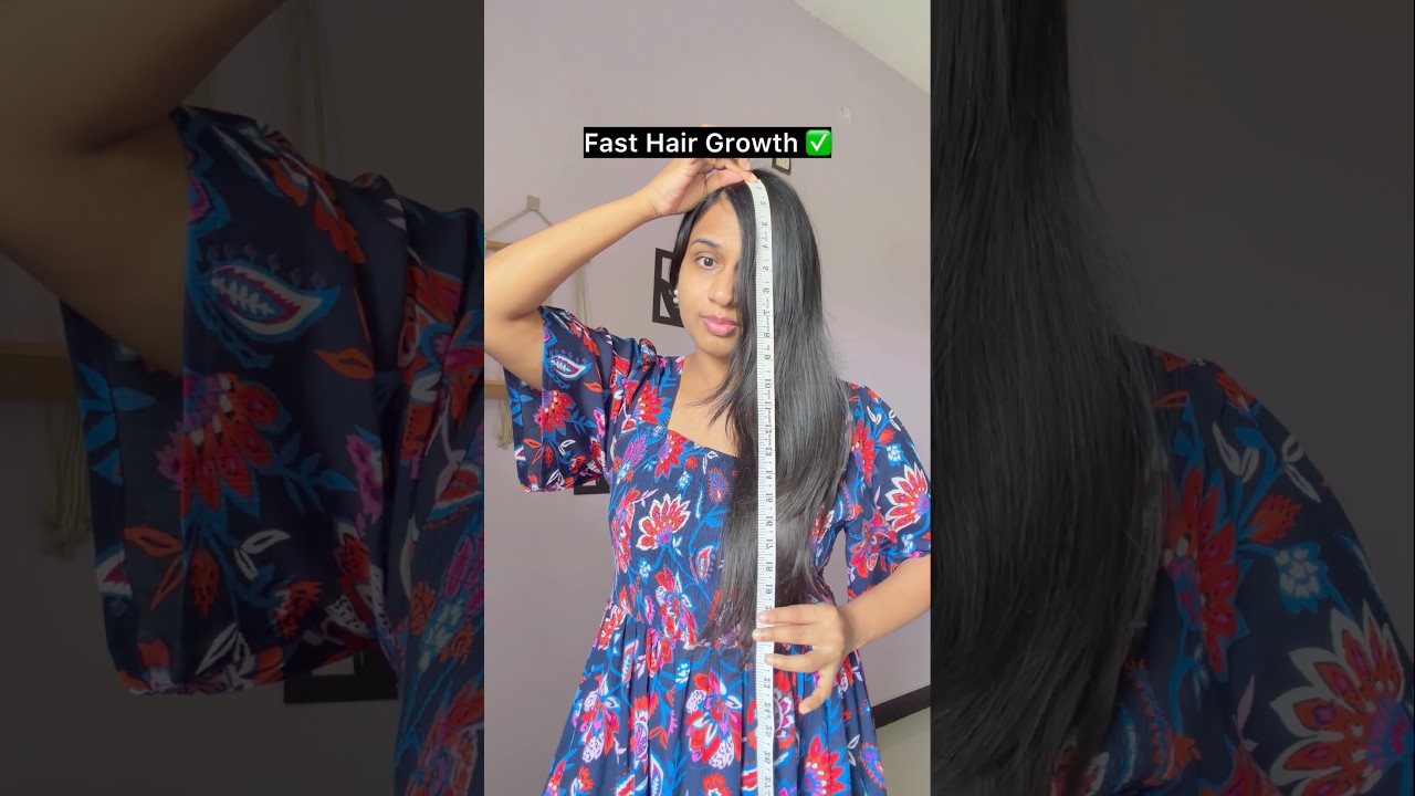 How My Hair Grows Faster 😮 One Step Hair Growth Routine 😍 #shorts