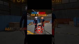 🔥 Gojo X Bonex 😈Free Fire 3D animation Video 😈Wait for the end! 😱 ||  #trending #shorts