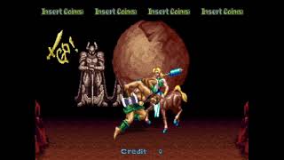 MAME ゴールデンアックスデスアダーの復讐 Golden Axe: The Revenge of Death Adder (Attract Mode)