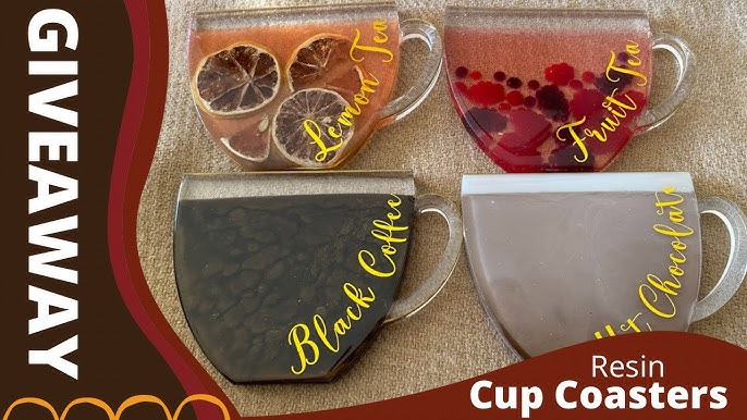 Holographic Coasters Silicone Mold, Sea Animals Mould