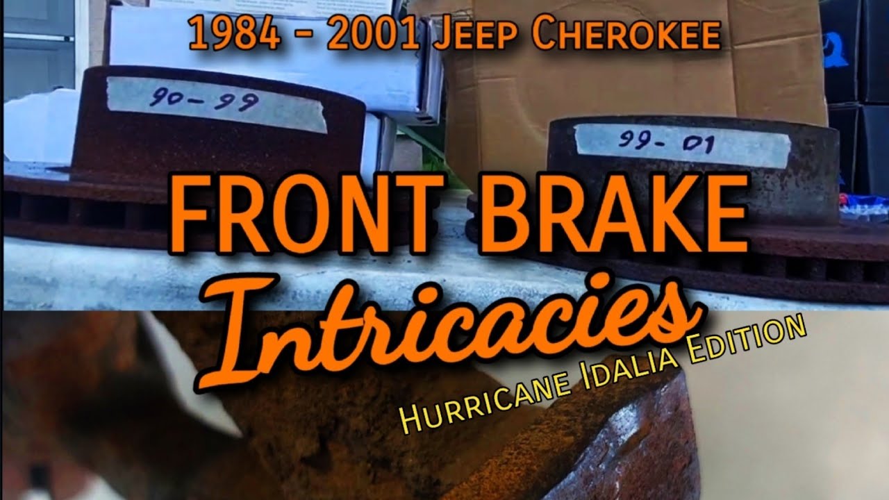 Jeep Cherokee Front Brakes Model Year Compatibility & Interchanges