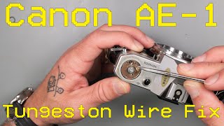 Canon AE-1: Shutter Dial and ASA fix