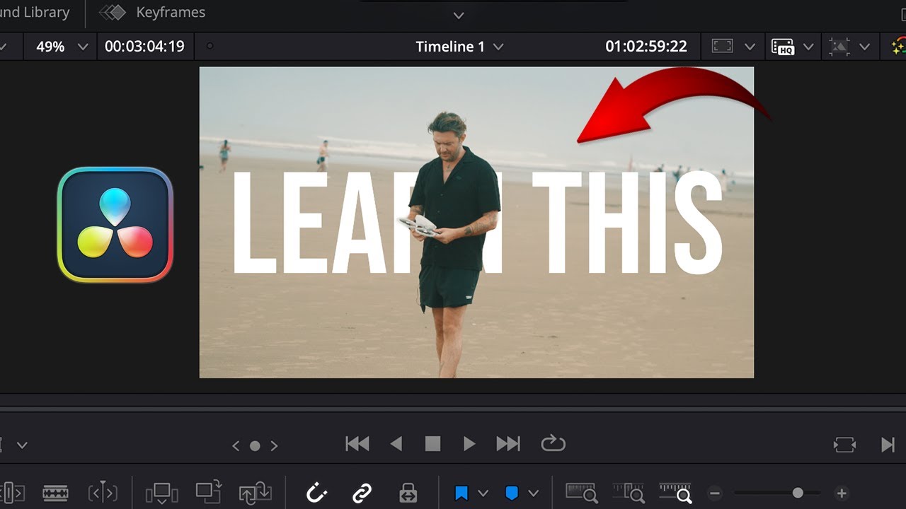 How to Put Text Behind You in DaVinci Resolve 20 (Magic Mask Tutorial)