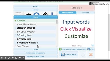 Tagul Word Cloud Video