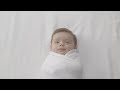 how to swaddle a baby | safe + easy swaddling technique | aden + anaisTM