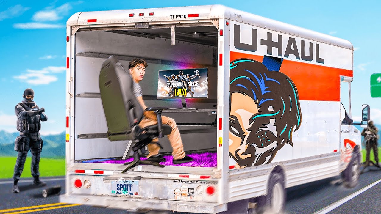 Spoit Plays Rainbow Six Siege In A UHAUL