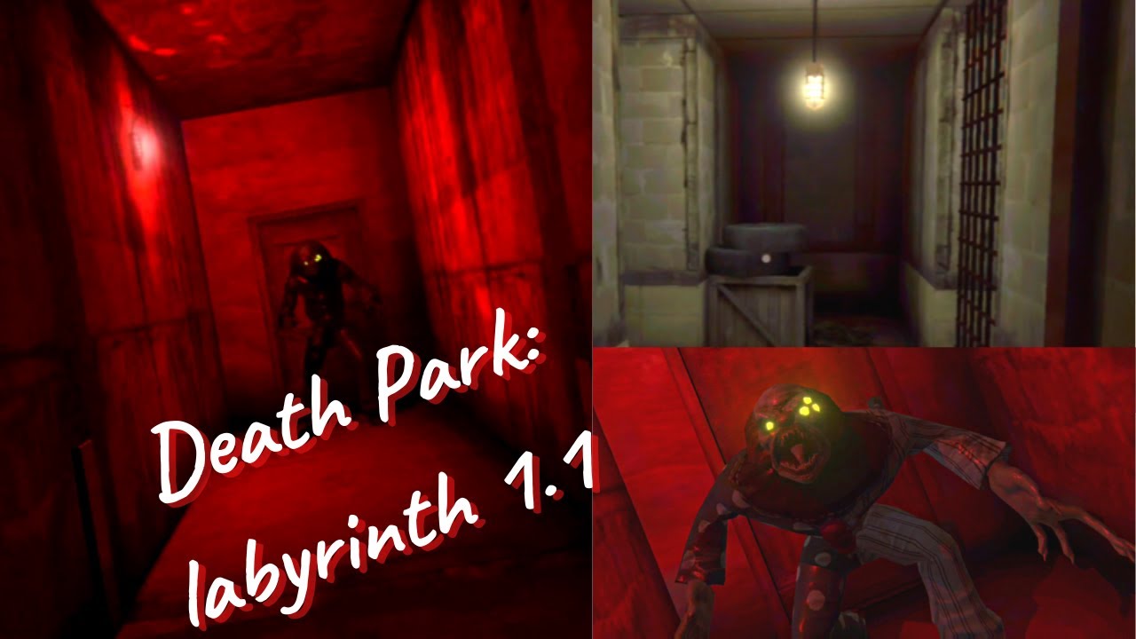 Death Park: Scary Clown Horror - walkthrough gameplay - labyrinth 1.1