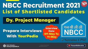 NBCC Dy. Project Manager Shortlisting out | Prepare NBCC PM Interviews with YourPedia