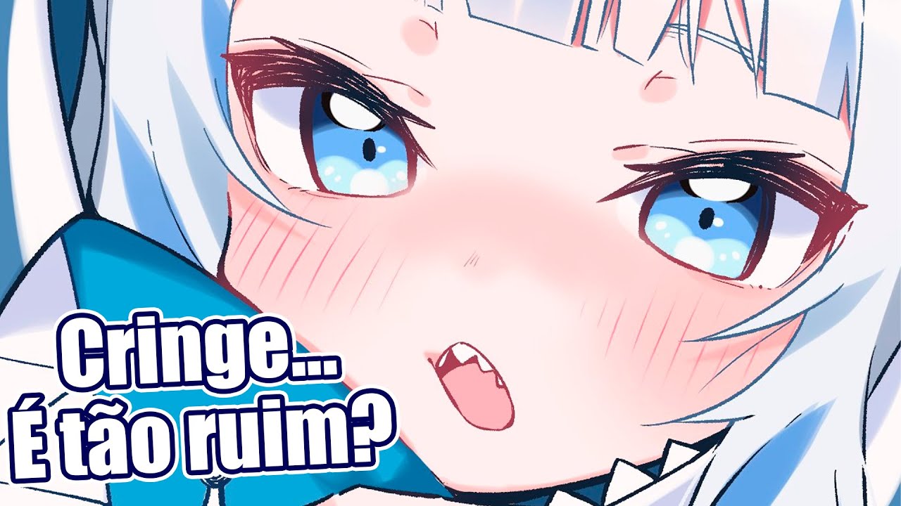 Gura mostra sua voz suave e fofa e o chat chama de "cringe" | vtuber legendado
