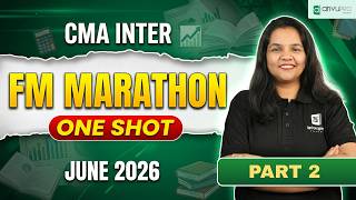 CMA Inter FM Marathon 🔥 Complete Revision | June 2026 | CA Vindhya | ArivuPro