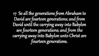 Matthew Chapter 1 KJV AV Read Along