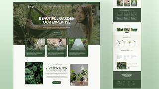 Build a Responsive Garden Website with HTML CSS JavaScript