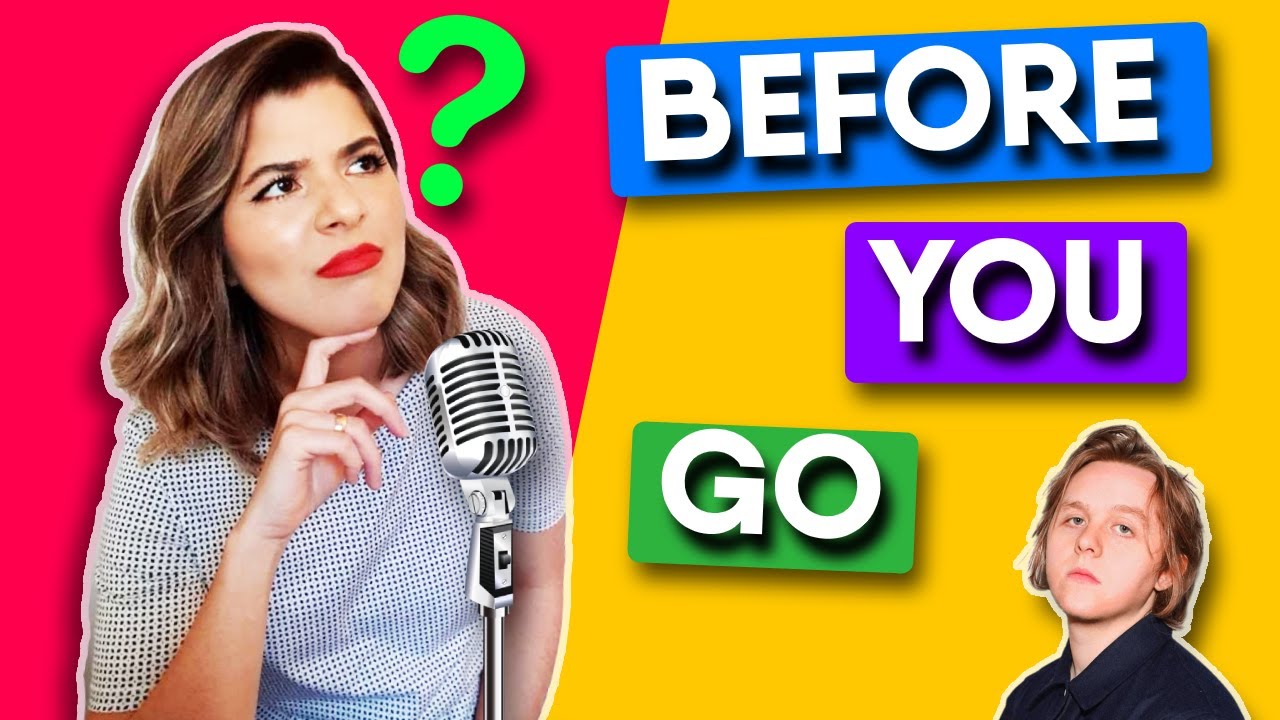 Como Cantar Before You Go - Lewis Capaldi - Letra