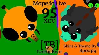 Mope.io Live 95 XCV | [TB] Teddy Bear