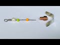 Homemade Spinner lure - Señuelo giratorio casero - طعم الغزل محلي الصنع