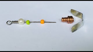 Homemade Spinner lure - Señuelo giratorio casero - طعم الغزل محلي الصنع