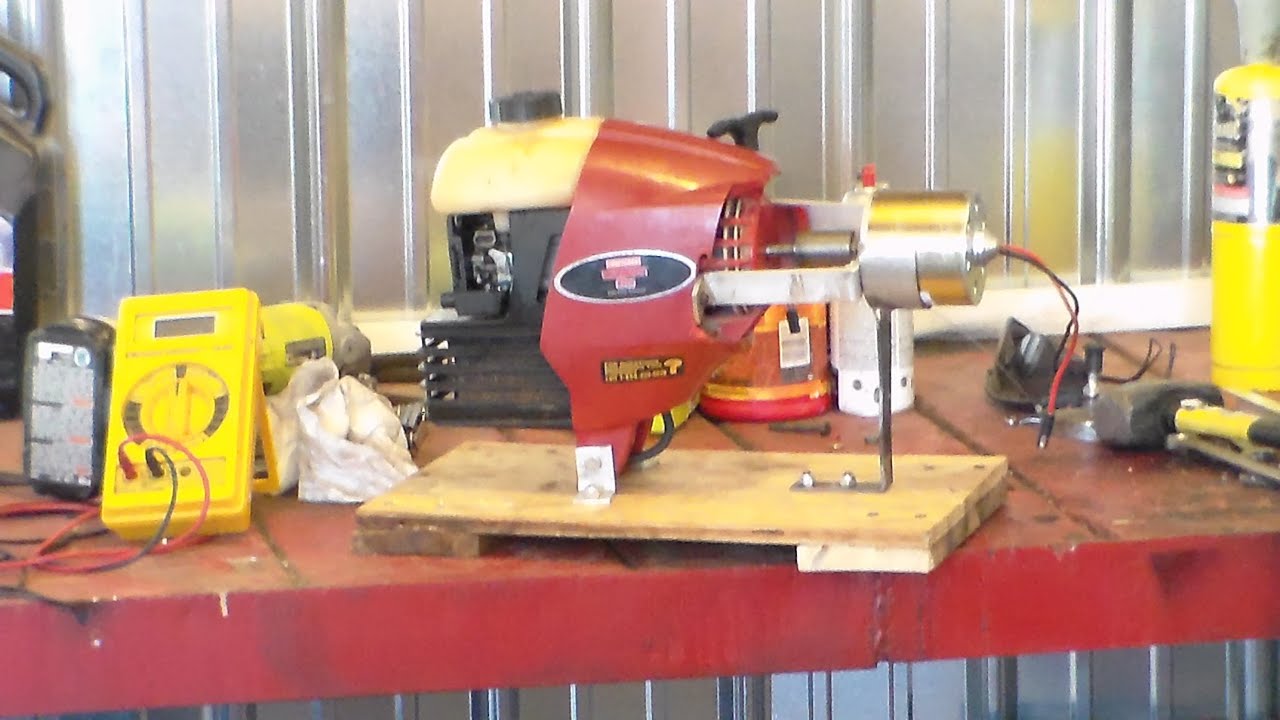 Weed Eater Engine Generator pt.1 - YouTube